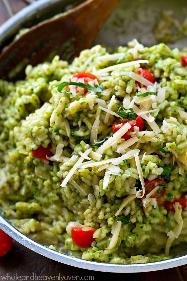 Pesto Cherry Risotto